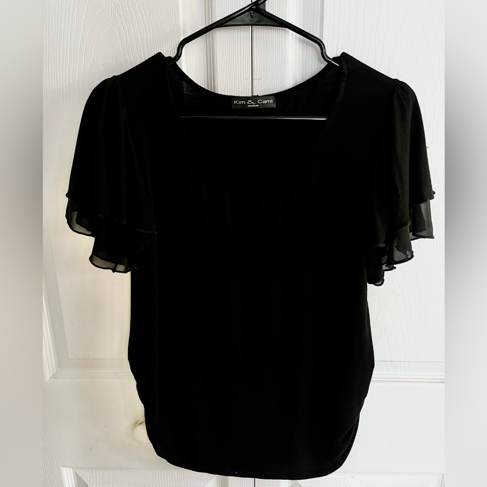 Kim and Camie Black Top